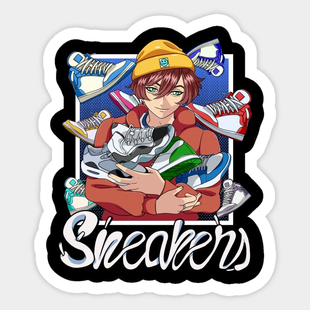 Sneakerhead Cozy Boy Sneakers Kicks Collector Sticker by Noseking